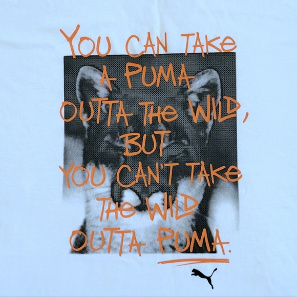 PUMA "Wild Cat"🐈 Graphic Tee👕 - NWT - Picture 11 of 15